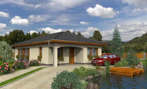 Montažna kuća Bungalow 39, 39 m², Monthaus (Montažne kuće Jevtić)