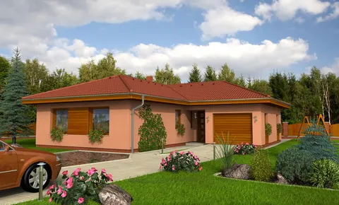 Montažna kuća Bungalow 40, 40 m², Monthaus (Montažne kuće Jevtić)