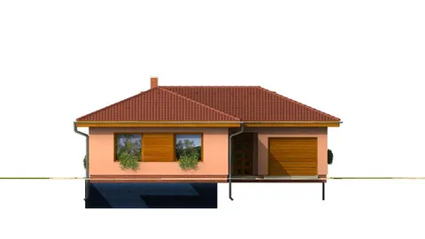 Montažna kuća Bungalow 40, 40 m², Monthaus (Montažne kuće Jevtić)