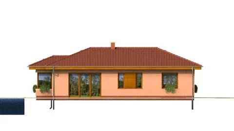 Montažna kuća Bungalow 40, 40 m², Monthaus (Montažne kuće Jevtić)