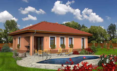 Montažna kuća Bungalow 41, 41 m², Monthaus (Montažne kuće Jevtić)