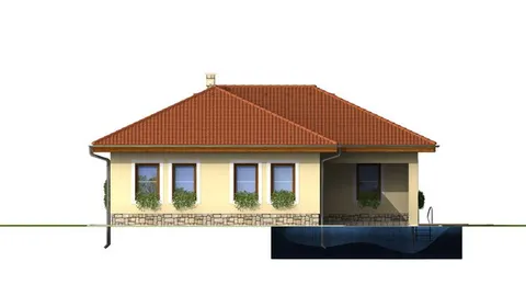 Montažna kuća Bungalow 41, 41 m², Monthaus (Montažne kuće Jevtić)