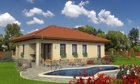 Montažna kuća Bungalow 41, 41 m², Monthaus (Montažne kuće Jevtić)