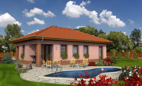 Montažna kuća Bungalow 41, 41 m², Monthaus (Montažne kuće Jevtić)