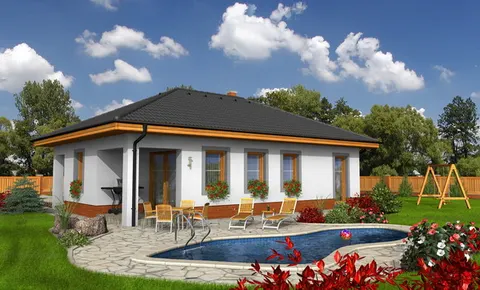 Montažna kuća Bungalow 41, 41 m², Monthaus (Montažne kuće Jevtić)