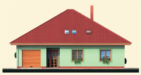 Montažna kuća Bungalow 42, 42 m², Monthaus (Montažne kuće Jevtić)