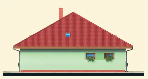 Montažna kuća Bungalow 42, 42 m², Monthaus (Montažne kuće Jevtić)