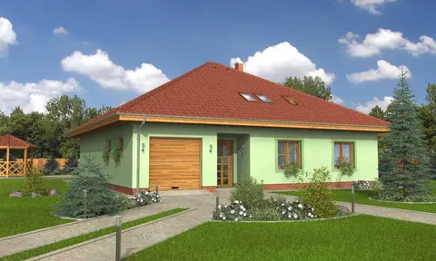 Montažna kuća Bungalow 42, 42 m², Monthaus (Montažne kuće Jevtić)