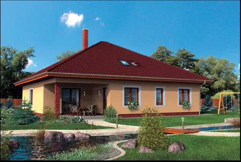 Montažna kuća Bungalow 42, 42 m², Monthaus (Montažne kuće Jevtić)