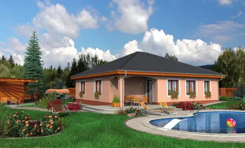 Montažna kuća Bungalow 49, 49 m², Monthaus (Montažne kuće Jevtić)