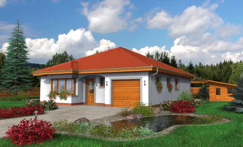 Montažna kuća Bungalow 49, 49 m², Monthaus (Montažne kuće Jevtić)