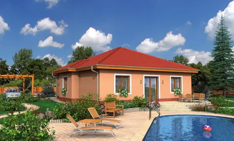 Montažna kuća Bungalow 51, 51 m², Monthaus (Montažne kuće Jevtić)