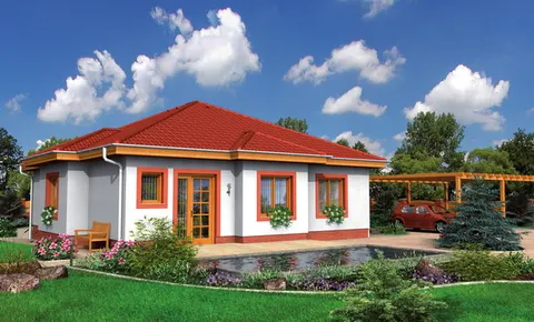 Montažna kuća Bungalow 51, 51 m², Monthaus (Montažne kuće Jevtić)