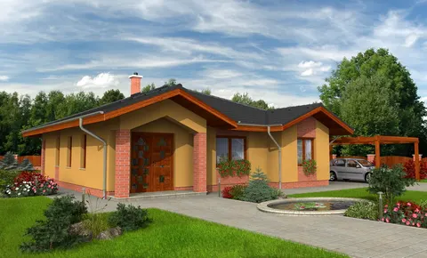 Montažna kuća Bungalow 53, 53 m², Monthaus (Montažne kuće Jevtić)
