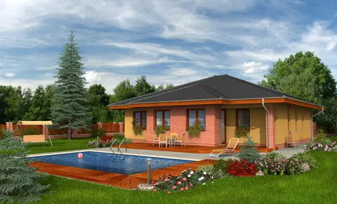Montažna kuća Bungalow 53, 53 m², Monthaus (Montažne kuće Jevtić)