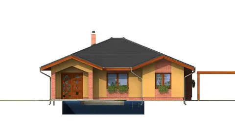 Montažna kuća Bungalow 53, 53 m², Monthaus (Montažne kuće Jevtić)