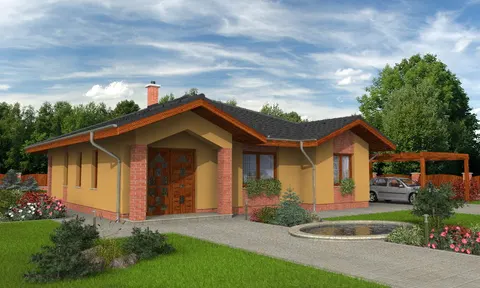 Montažna kuća Bungalow 53, 53 m², Monthaus (Montažne kuće Jevtić)