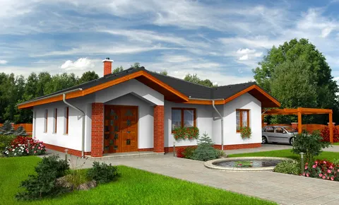 Montažna kuća Bungalow 53, 53 m², Monthaus (Montažne kuće Jevtić)