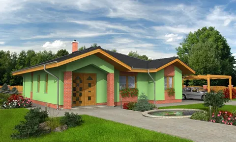 Montažna kuća Bungalow 53, 53 m², Monthaus (Montažne kuće Jevtić)