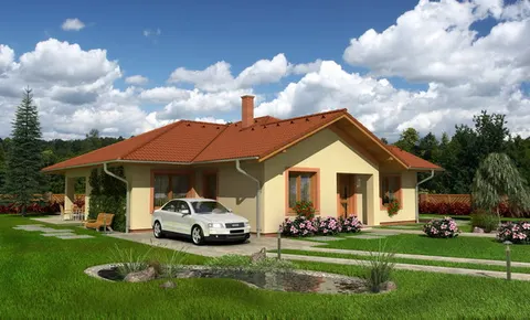 Montažna kuća Bungalow 54, 54 m², Monthaus (Montažne kuće Jevtić)