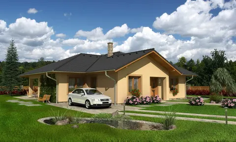 Montažna kuća Bungalow 54, 54 m², Monthaus (Montažne kuće Jevtić)