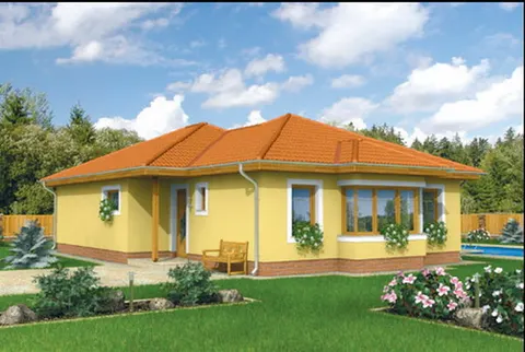 Montažna kuća Bungalow 59, 59 m², Monthaus (Montažne kuće Jevtić)