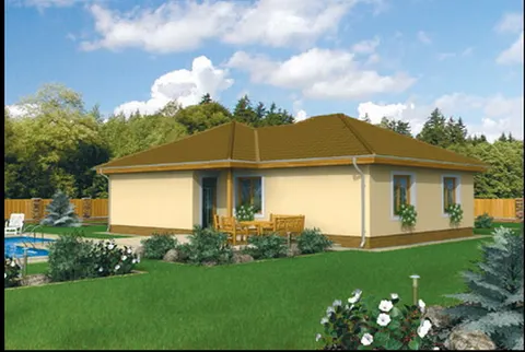 Montažna kuća Bungalow 59, 59 m², Monthaus (Montažne kuće Jevtić)