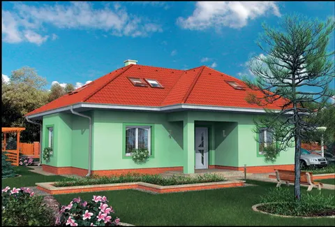Montažna kuća Bungalow 61, 61 m², Monthaus (Montažne kuće Jevtić)