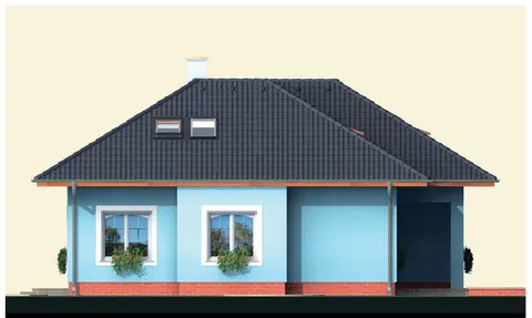 Montažna kuća Bungalow 61, 61 m², Monthaus (Montažne kuće Jevtić)