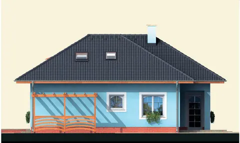 Montažna kuća Bungalow 61, 61 m², Monthaus (Montažne kuće Jevtić)