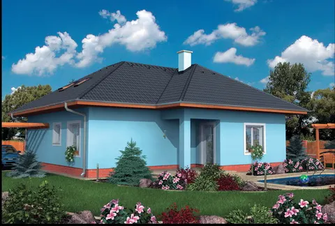 Montažna kuća Bungalow 61, 61 m², Monthaus (Montažne kuće Jevtić)