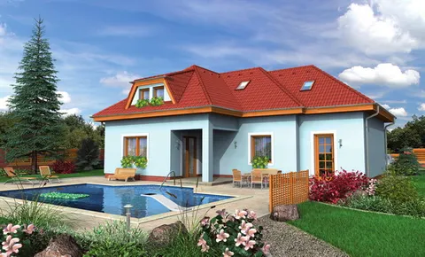 Montažna kuća Bungalow 66, 66 m², Monthaus (Montažne kuće Jevtić)