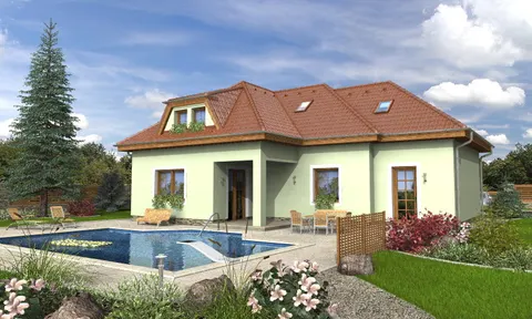 Montažna kuća Bungalow 66, 66 m², Monthaus (Montažne kuće Jevtić)