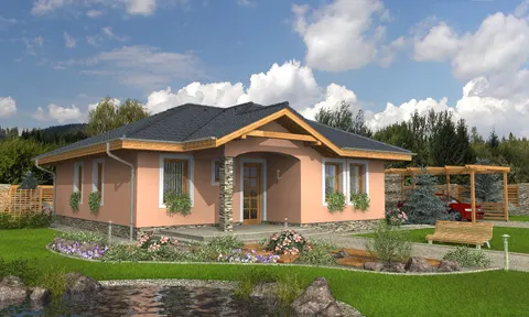 Montažna kuća Bungalow 68, 68 m², Monthaus (Montažne kuće Jevtić)