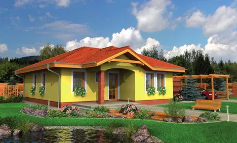 Montažna kuća Bungalow 68, 68 m², Monthaus (Montažne kuće Jevtić)