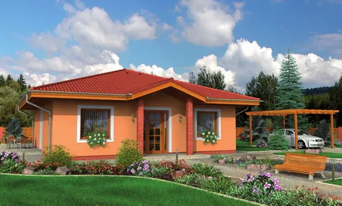 Montažna kuća Bungalow 69, 69 m², Monthaus (Montažne kuće Jevtić)