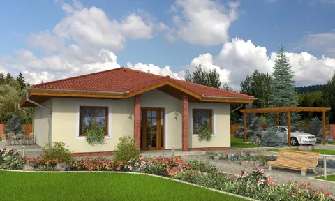 Montažna kuća Bungalow 69, 69 m², Monthaus (Montažne kuće Jevtić)