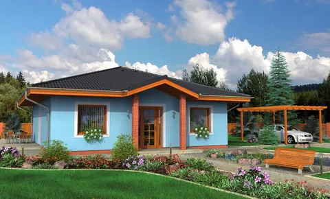 Montažna kuća Bungalow 69, 69 m², Monthaus (Montažne kuće Jevtić)