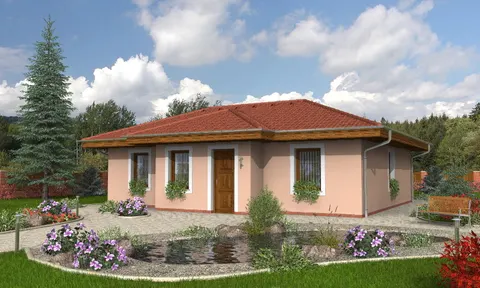 Montažna kuća Bungalow 70, 70 m², Monthaus (Montažne kuće Jevtić)