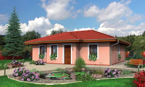 Montažna kuća Bungalow 70, 70 m², Monthaus (Montažne kuće Jevtić)