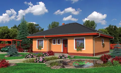 Montažna kuća Bungalow 71, 71 m², Monthaus (Montažne kuće Jevtić)