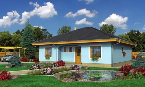 Montažna kuća Bungalow 71, 71 m², Monthaus (Montažne kuće Jevtić)