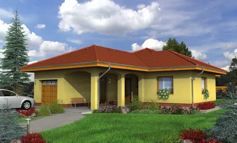Montažna kuća Bungalow 73, 73 m², Monthaus (Montažne kuće Jevtić)