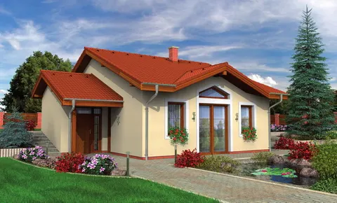 Montažna kuća Bungalow 75, 75 m², Monthaus (Montažne kuće Jevtić)