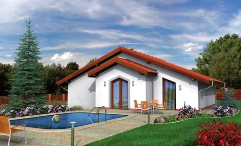 Montažna kuća Bungalow 75, 75 m², Monthaus (Montažne kuće Jevtić)