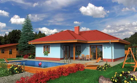 Montažna kuća Bungalow 76, 76 m², Monthaus (Montažne kuće Jevtić)