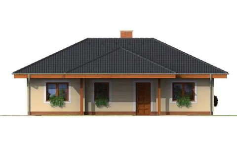 Montažna kuća Bungalow 76, 76 m², Monthaus (Montažne kuće Jevtić)