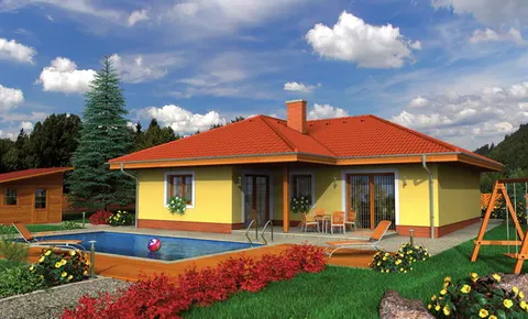 Montažna kuća Bungalow 76, 76 m², Monthaus (Montažne kuće Jevtić)