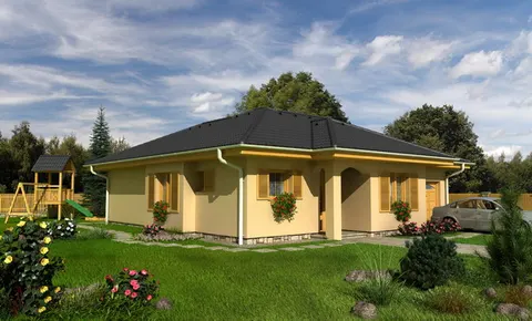Montažna kuća Bungalow 77, 77 m², Monthaus (Montažne kuće Jevtić)