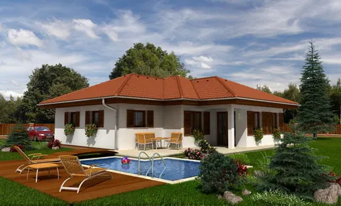 Montažna kuća Bungalow 77, 77 m², Monthaus (Montažne kuće Jevtić)